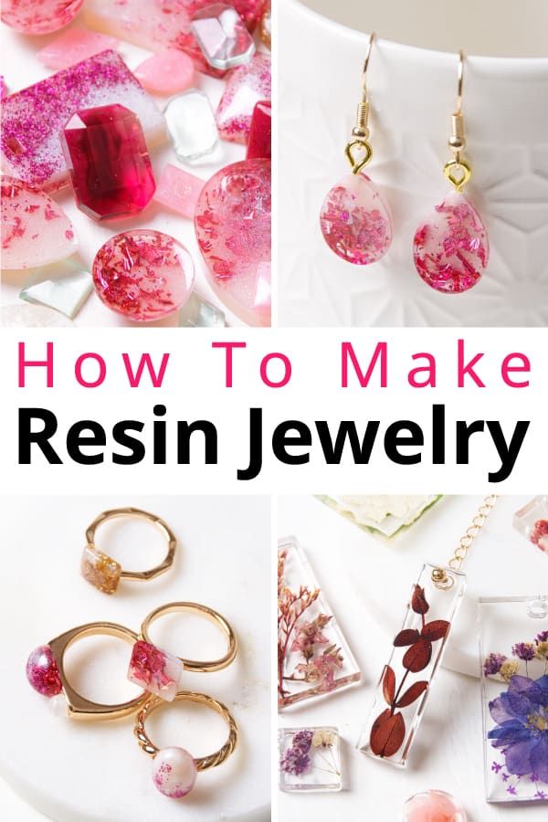 how to make resinin jewelry