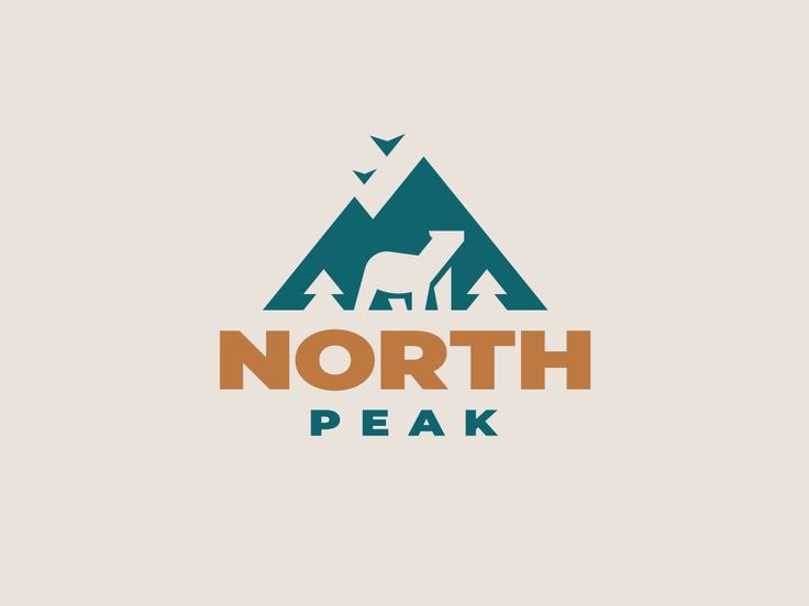 the north peak logo is shown with mountains in the background