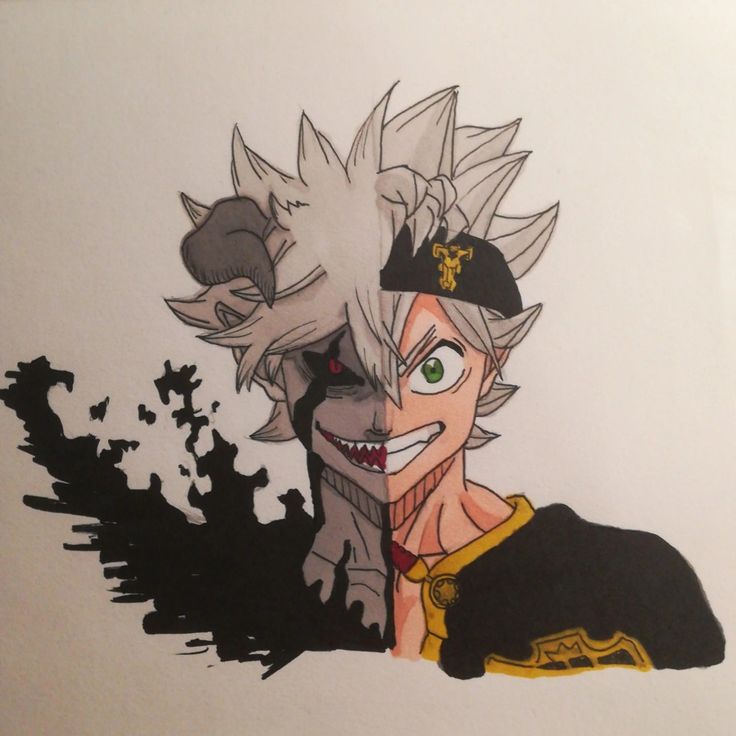 Asta Black Clover Painting, Black Clover Painting, Asta Black Clover Sketch, Asta Black Clover Drawing, Asta Drawing, Black Clover Drawing, Asta And Liebe, Naruto Uzumaki Hokage, Anime Lock Screen Wallpapers