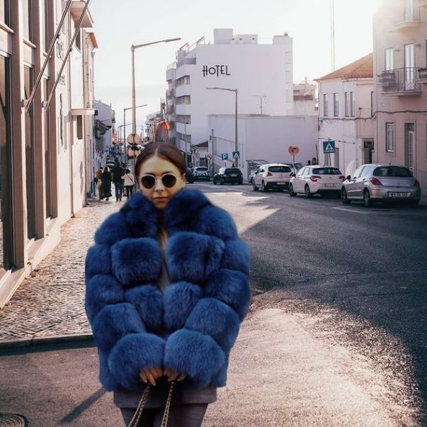 Blue Fur Coat Outfit, Coats With Fur, Nye 2025, Blue Fur Coat, Leather Coat With Fur, Winter Jacket Outfits, Fur Coat Outfit, Russian Winter, Rabbit Fur Coat