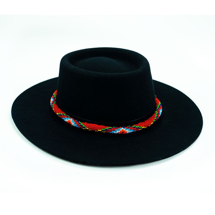 Price includes a Brigitte Sambboho hat & a Red Vogue hatband. Save 10% with this bundle. Select hat size. Hatband is one size fits all. Hatband is removable. The fanciest hat you will ever wear. Sambboho's Brigitte black hat is a dipped crown boater design with a custom trimmed genuine velvet black band. A structured and stiff short-brimmed boater style. Use to make an impression! Dipped crown oval boater hat in Black Trimmed with genuine Velvet Black Band Hat material: 100% soft Brazilian w Bohemian Winter Costume Hats And Headpieces, Adjustable Flat Brim Top Hat For Festival, Bohemian Brimmed Sun Hat For Winter, Winter Bohemian Brimmed Sun Hat, Bohemian Style Brimmed Boater Hat For Festivals, Bohemian Brimmed Boater Hat For Festivals, Red Flat Brim Hat For Country Events, Adjustable Top Hat For Festivals, Bohemian Flat Brim Fedora For Winter