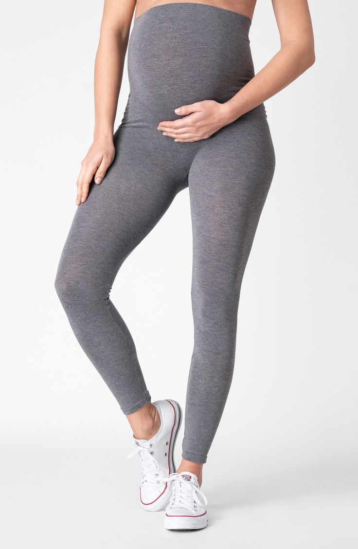 Designed to move with you and accommodate your growing bump, these ultrasoft ankle-length leggings stretch easily and are an essential for all trimesters. Over-the-bump waistband 86% viscose, 10% polyamide, 4% elastane Machine wash, line dry Made in Portugal Fitted Seamless Maternity Bottoms, Seamless Fitted Maternity Bottoms, Fitted Bump Friendly Maternity Activewear, Bump Friendly Fitted Maternity Activewear, Maternity Stretch Leggings, Fitted Maternity Athleisure Activewear, Fitted Bump Friendly Bottoms For Pilates, Fitted Maternity Wear Athleisure Activewear, Fitted Athleisure Maternity Activewear