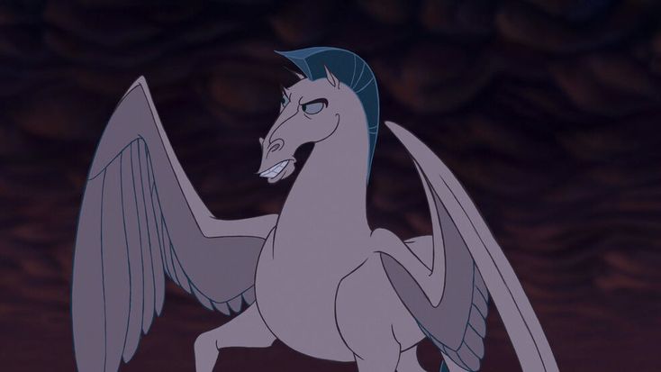 a white dragon with blue wings standing on its hind legs in front of a dark background