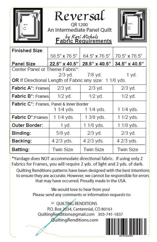 the back side of a sewing pattern for reversal, with measurements and instructions