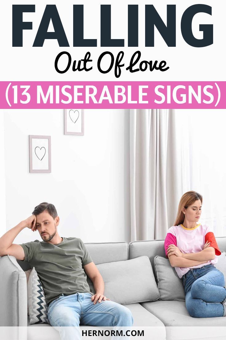 Worried you might be falling out of love with your partner? Here are 13 (miserable) signs to help you know for sure if it's just a phase or if you're actually falling out of love. Husband Falling Out Of Love, Not In Love Anymore, Fallen Out Of Love, Someone Falling, It's Just A Phase, Bad Relationships, Passive Aggressive Behavior, In A Rut, Falling Back In Love