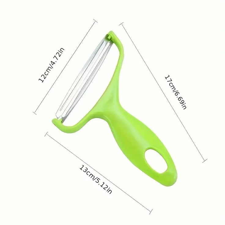 an image of a green kitchen utensil that is on the side of a white background