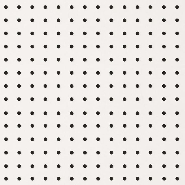 black and white polka dots on a white background