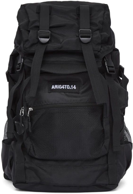 Axel Arigato: Black Utility Backpack | SSENSE Utility Backpack, Axel Arigato, Black Down, Canvas Backpack, Camera Bag, Clothing Accessories, Perfect Clothing, Backpacks, For Men