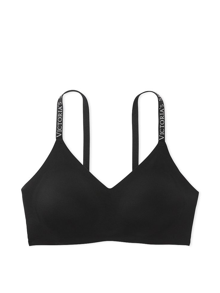 Buy T-Shirt Lightly Lined Comfort Bra - Order Bralettes online 5000009822 - Victoria's Secret US Lounge Bra, Buy Tshirts, Black Bra, Runway Fashion, Victoria’s Secret, Bralette, Victoria's Secret, Bra, T Shirt