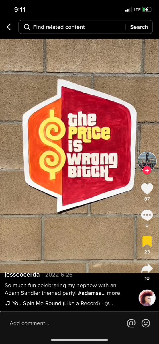 the price is wrong brochure on a brick wall