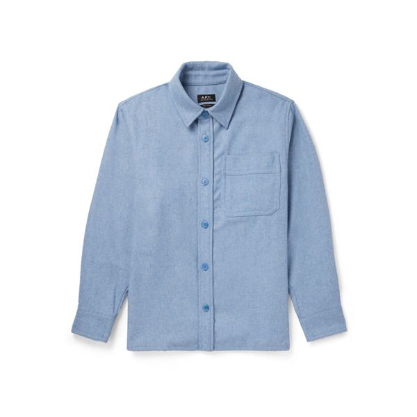 A.P.C. has made its name through minimalist designs that prioritise high-quality materials and precise tailoring. Case in point, this 'Basile' overshirt is made from a soft wool-blend in a straight shape with gently sloping shoulders. Wear it as is or style it open over a tee. Minimalist Designs, Soft Wool, Mr Porter, A P, Minimalist Design, Fashion News, Wool Blend, Latest Fashion, Porter