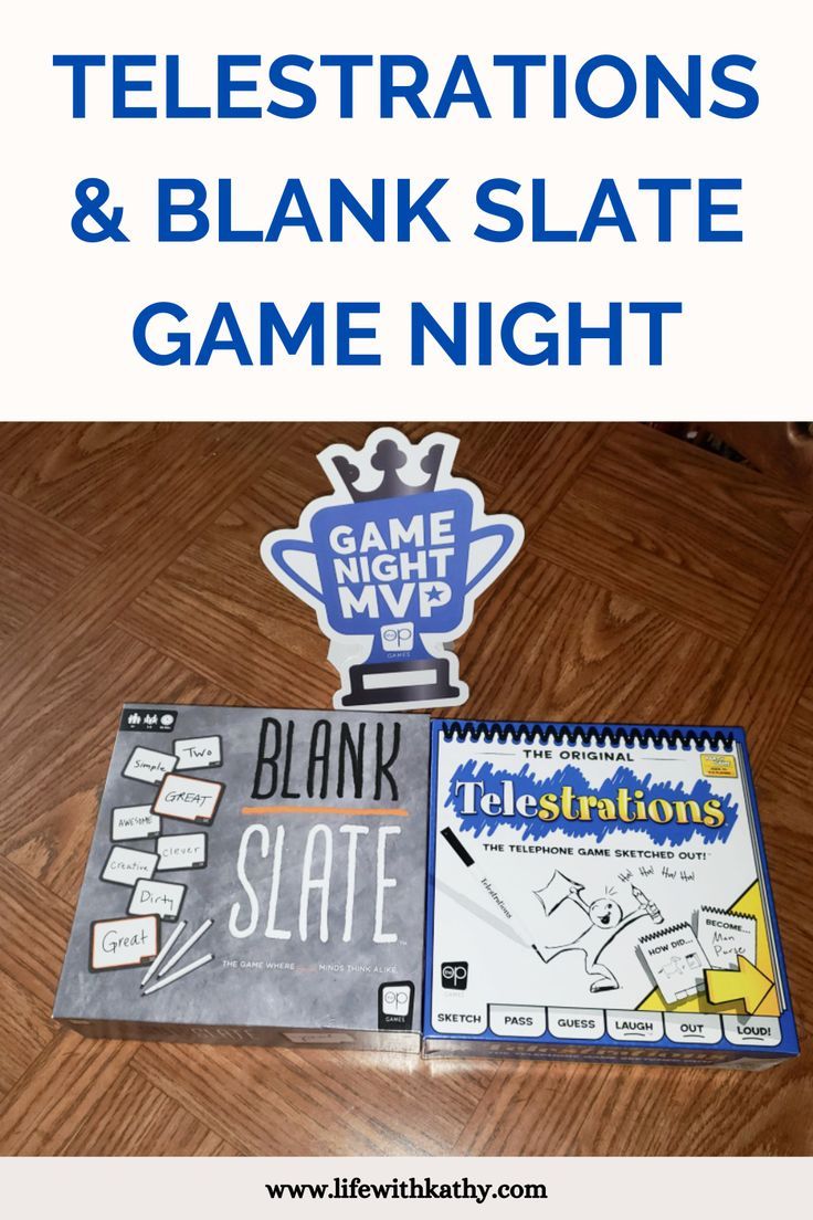 the game night is set up for kids to play