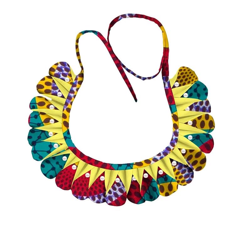 Elegant Multicolor Necklaces For Festivals, Elegant Multicolor Necklace For Festivals, Adjustable Multicolor Bib Necklace, Colorful Adjustable Traditional Necklaces, Multicolor Artistic Necklace For Gifts, Multicolor Artistic Design Necklace For Gift, Adjustable Multicolor Bib Necklaces For Festivals, Artisan Yellow Necklaces For Festivals, Multicolor Unique Design Necklace As Gift