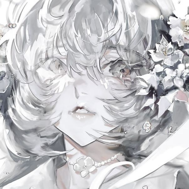 Art Pfp Icon, Art Pfp, Icon White, Pearl Flower, White Art, White Hair, Wattpad, Books, Anime