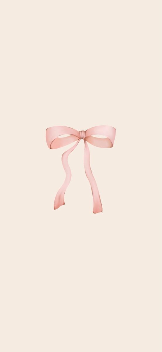 a pink ribbon tied to the side of a wall