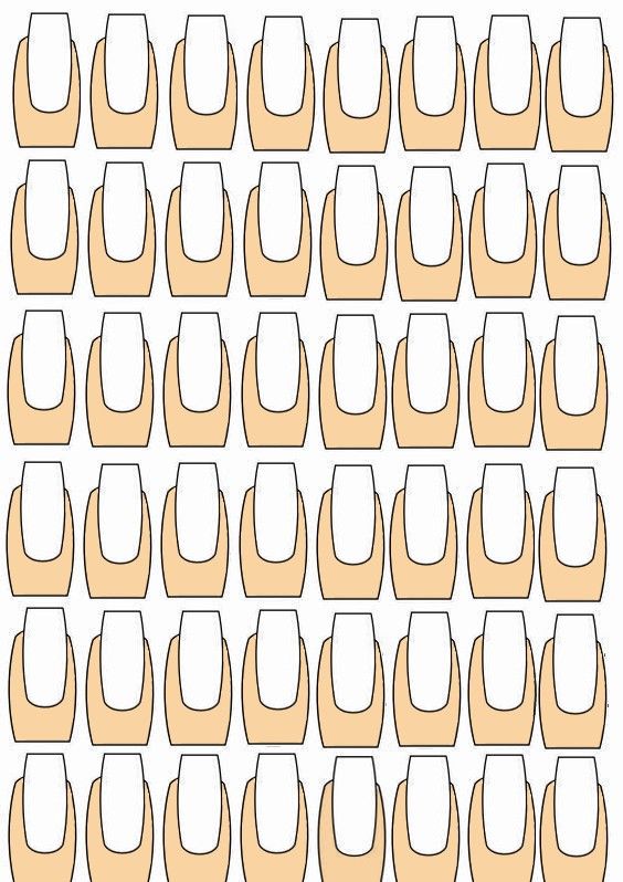 Nail Coloring Pages, Printable Nail Art Templates, Printable Nail Art Practice Sheet, Book Nail Art, Printable Nail Art, Nail Art Stencils, Markers Drawing Ideas, 3d Nail Art Designs, Fake Nails Designs