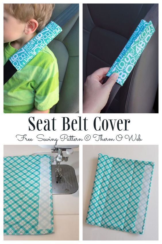 the seat belt cover is easy to make