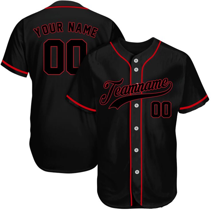 Design Your Own Custom Baseball Jerseys for Your Team And Family Custom Baseball Jersey are a great way to show off your team's personality and style. They can be designed with your team's colors, logos, and names to make your team stand out on the field. Explore 1000+ custom designs from Bestcustom's Baseball Jersey collection. Whether you are part of a little league team or a college team, customizing your jerseys can be a fun and unique experience for everyone involved. About This Personalize Black Varsity Baseball Jersey Fan Gear, Black Baseball Jersey With Team Logo For Game Day, Collegiate Black Baseball Jersey For Game Day, Collegiate Black Baseball Jersey, Customizable Black Jersey For Fan Gear, Black Collegiate Baseball Jersey For Game Day, Customizable Black Jersey For Fans, Black Sporty Baseball Jersey Fan Gear, Black Sporty Baseball Jersey For Fans