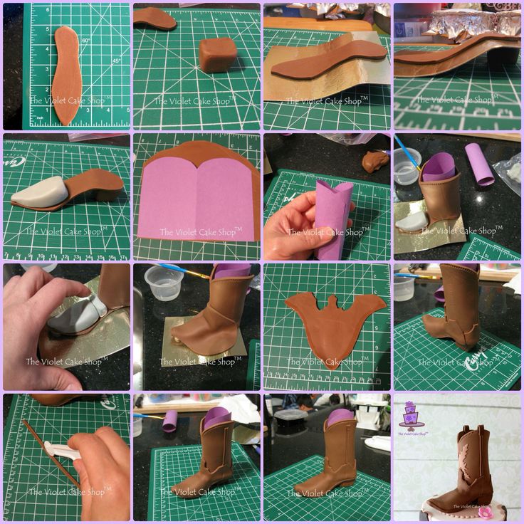 step by step instructions on how to make boots