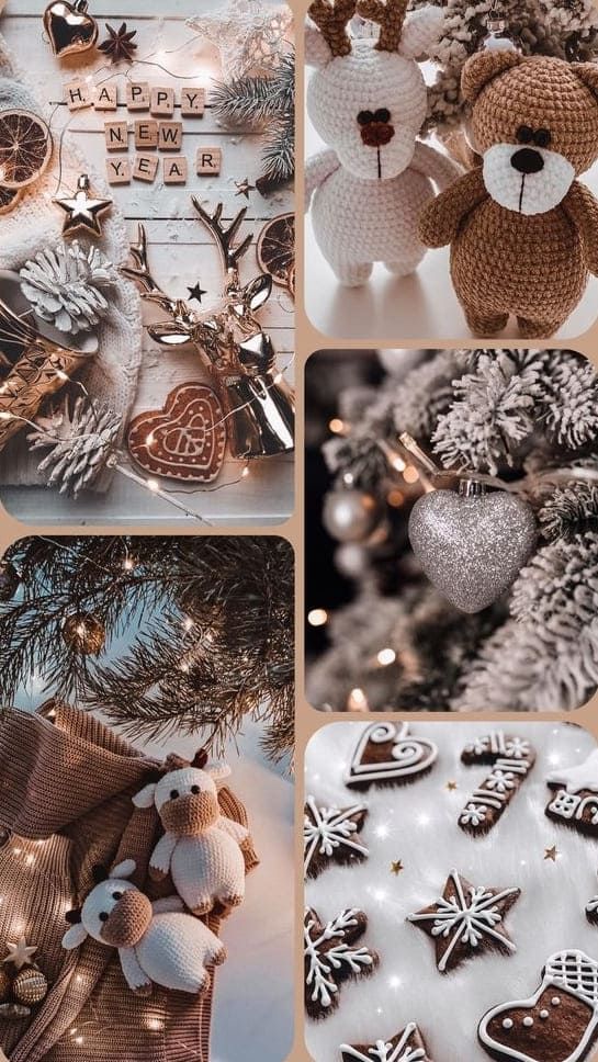 cozy winter aesthetic wallpaper: cute collage Collage Christmas Wallpaper, Cozy Winter Aesthetic Wallpaper, Winter Aesthetic Wallpaper, Cozy Winter Aesthetic, Christmas Wallpaper Backgrounds, Christmas Collage, Cute Christmas Wallpaper, Christmas Phone Wallpaper, Christmas Feeling