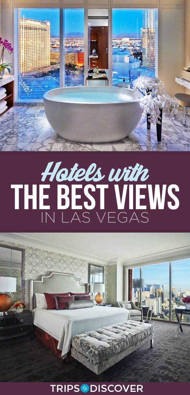 hotel rooms with the best views in las vegas, california and new york are featured here