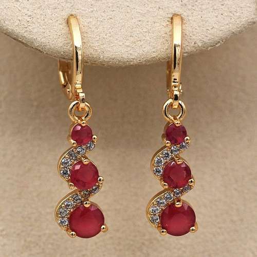 Temu | Explore the Latest Clothing, Beauty, Home, Jewelry & More Dangle Earrings Wedding, Synthetic Diamond, Sweet Earrings, Wedding Pendant, Stone Dangle Earrings, Diamond Dangle Earrings, Stylish Earring, Circle Earrings, Gold Jewelry Fashion