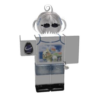 a paper doll with sunglasses on it's head and an eye patch in the back