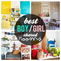 the best boy and girl shared rooms in their own homes, from baby to toddler