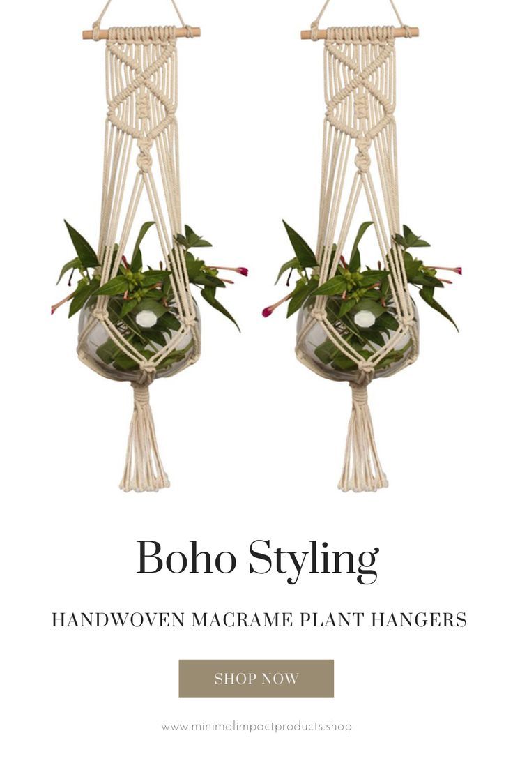 This decorative handmade macrame plant hanger will showcase your plants in any indoor or outdoor area. Green up any room in your house by adding your favorite potted plant. 39.37 inches long these are suitable for flower pots that are 7.87 inches in diameter and 7.09 inches in height.
They would make an excellent gift for birthday or Christmas for any of your friends or relatives that are plant lovers. Hanging Glass Terrarium, Plant Hanger Macrame, Wall Planters Indoor, Wall Plant Hanger, Macrame Hanging Planter, Jute Hanging, Flower Pot Holder, White Plants, Macrame Hanging