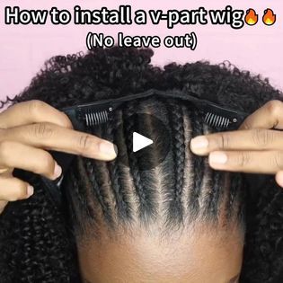 How to install a v-part wig | How to install a v-part wig🔥🔥
Learn it now

#AprilLaceWigs #hairfactorysupplier #wigmakerfactory #hairsuppier #silktopexpertaprillacewigs #vpartwig... | By April Lace WigsFacebook V Part Wig Braid Pattern, V Part Wig Hairstyles, Vpart Wig, V Part Wig, Braid Patterns, U Part Wig, Curly Wig, Tic Tac, Curly Wigs