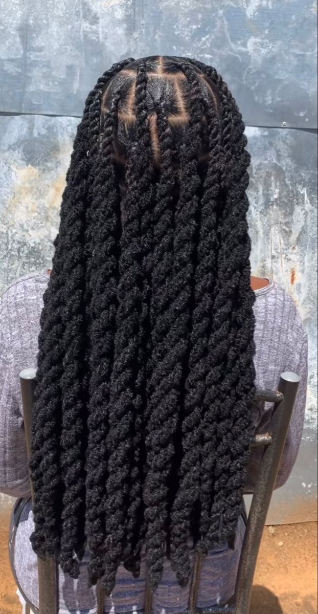 Faux Locs Extensions, Hair For Faux Locs, Afro Twist Hair, Locs Extensions, Long Afro, Curly Twist, Twist Braiding Hair, Marley Twist, Cabello Afro Natural