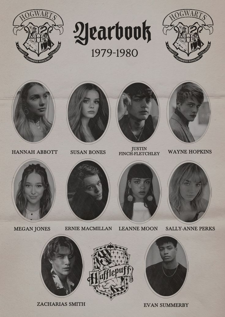 an advertisement for yearbooks from the 1970 - 80 year ago, with images of young actors