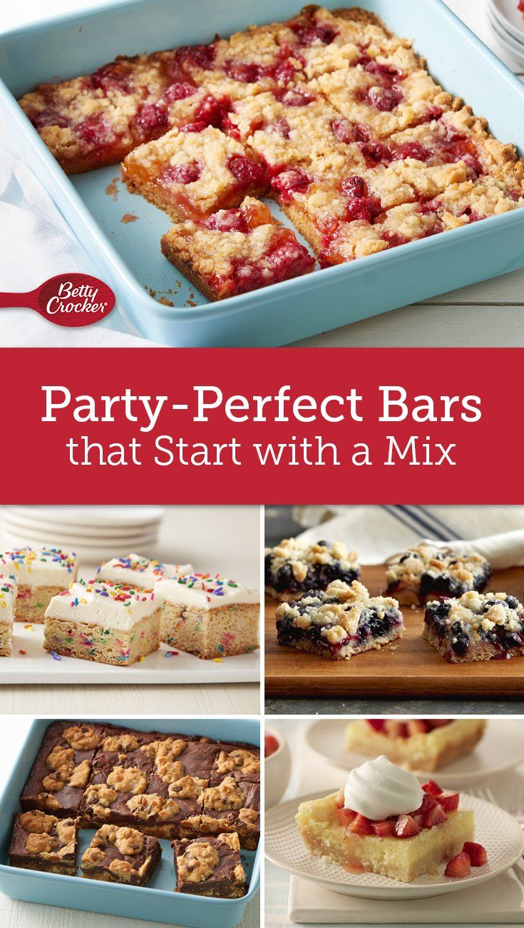 party - perfect bars that start with a mix