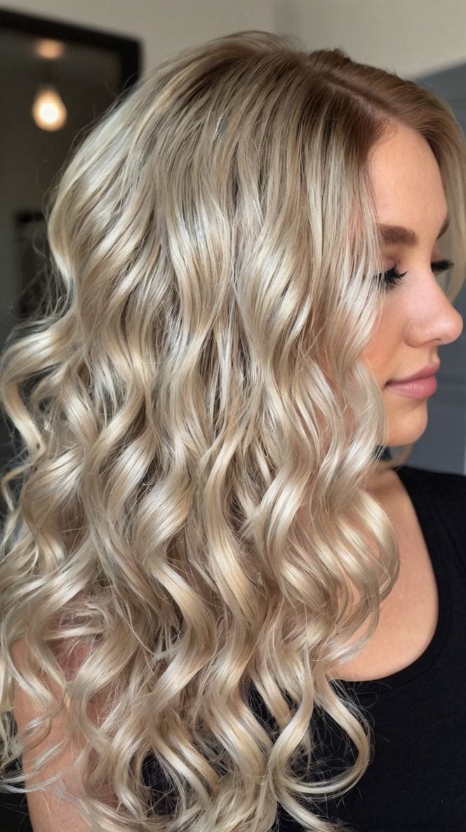 Chic Platinum Blonde Hair Color Ideas Ideas for Platinum Blonde with Silver Highlights 💫 Blonde With Silver Highlights, Blonde With Lavender, Blonde Top Knot, Platinum Blonde Hair Color Ideas, Platinum Blonde Hair Color, Top Knot Bun, Knot Bun, Silver Highlights, Blonde Hair Color Ideas