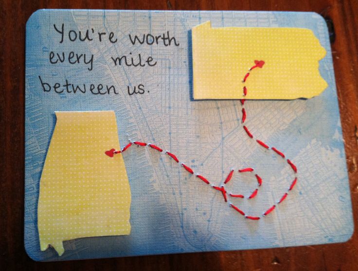 a piece of paper that has been made to look like a map with the words you're worth, every mile between us