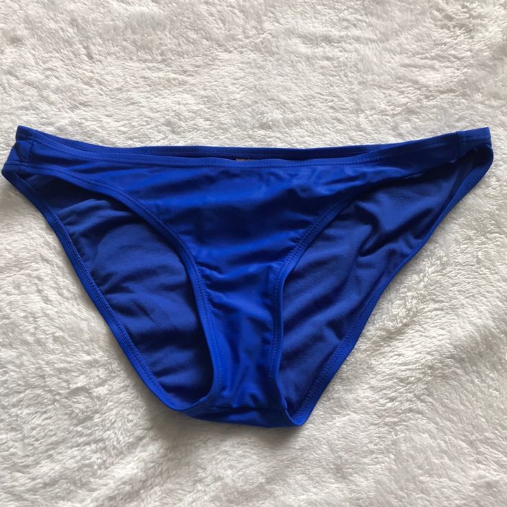 Royal Blue Bikini Bottoms. No Tags, But Never Worn. Blue Stretch Tankini For Swimming, Blue Swimwear For Sunbathing, Royal Blue Stretch Swimwear For Summer, Blue Stretch Swimwear For Pool, Blue Seamless Tankini For Beachwear, Blue Stretch Bottoms For Poolside, Blue Seamless Tankini For Beach Party, Blue Stretch Swimwear For Beach Party, Blue Stretch Tankini For Sunbathing