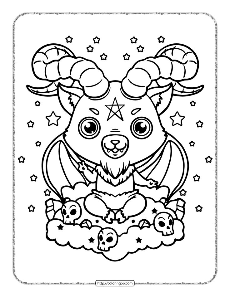 an animal with horns and stars on it's head sitting in the middle of a pile