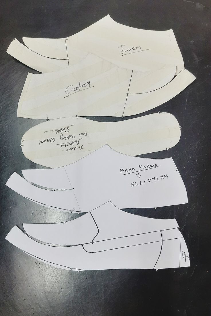 Making Outer, inner, insole pattern and mean forme for closed moccasin Moccasin Pattern Free, Shoemaking Tutorials, Handmade Shoes Pattern, Homemade Shoes, Green Wedding Cake, Shoe Makeover, Shoes Pattern, Designer Shoe, Pattern Shoes