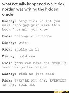 an old disney movie script with the words'what actually happened while i was writing the hidden oracle