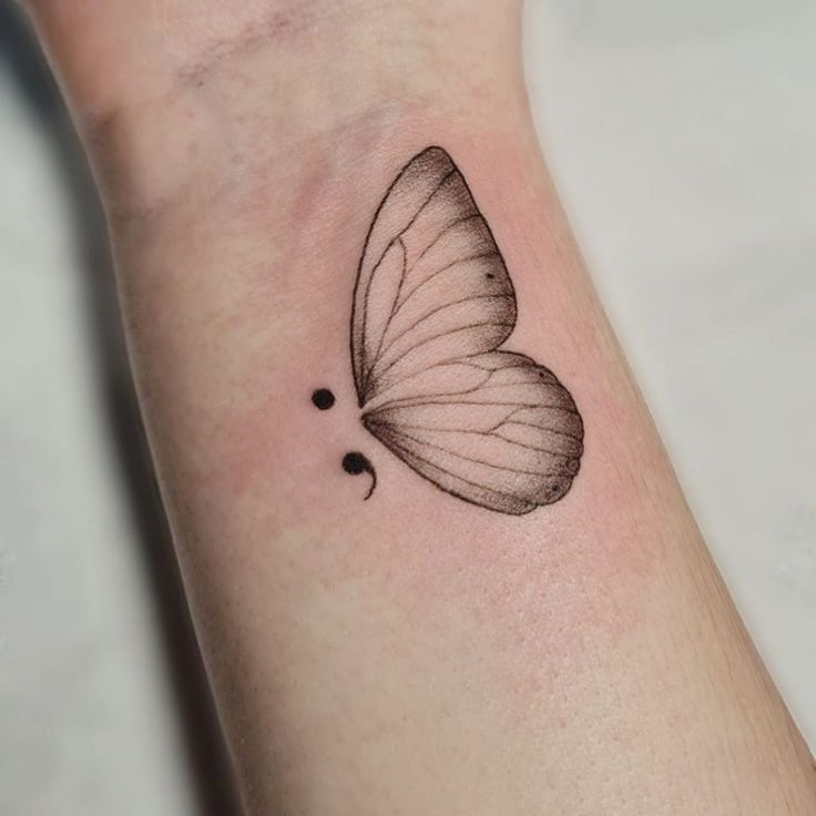 a small butterfly tattoo on the wrist is one of the most beautiful things in the world