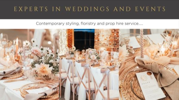 Ambience Venue Styling UK Contemporary | Authentic | Elegant