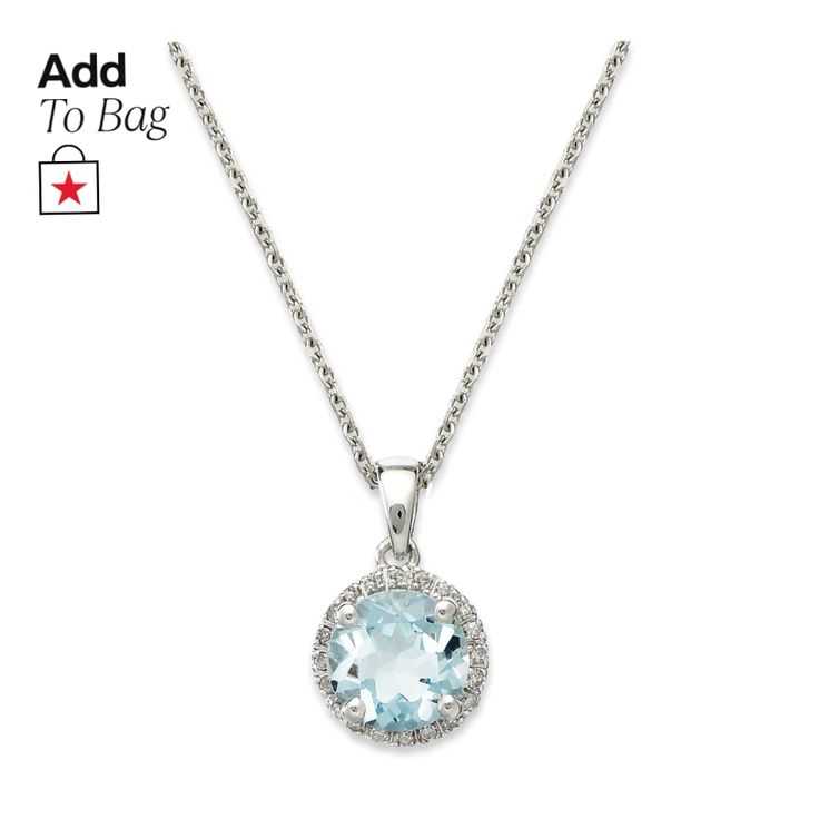 in stock Macy's White Gold Jewelry With Accent Stones, Wedding Necklace With Blue Topaz Accent Stones, Luxury Diamond Necklace With Accent Stones, Wedding Necklaces With Blue Topaz Accent Stones, Luxury Diamond Necklaces With Accent Stones, Macy's Round Gemstone Necklace, Classic Round Necklace With Accent Stones, Macy's Round Gemstone Necklaces, Round Wedding Necklaces With Accent Stones