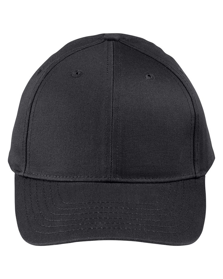 Adult Structured Twill 6-Panel Snapback Cap - BLACK - OS | Big Accessories Adult Structured Twill 6-Panel Snapback Cap in Black | Cotton Big Accessories, Hats Baseball Caps, Cadet Hat, Hats Baseball, 6 Panel Cap, Camo Hats, Cotton Hat, Unique Designers, Snapback Cap