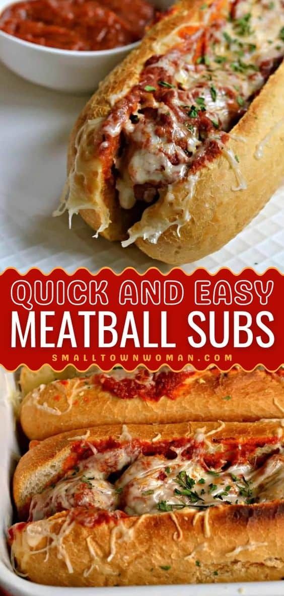 quick and easy meatball subs