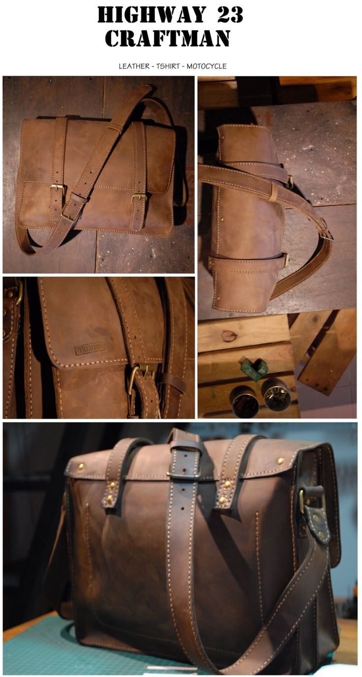 Leather bag Handmade by Highway23 leather Made in Viet Nam Brown Vegetable Tanned Leather Office Bag, Brown Vegetable Tanned Leather Bags, Business Shoulder Bag Satchel In Oiled Leather, Oiled Leather Satchel Shoulder Bag For Business, Business Oiled Leather Satchel Shoulder Bag, Leather Office Bag With Leather Handles, Office Leather Bag With Leather Handles, Everyday Bag With Adjustable Strap In Oiled Leather, Soft Leather Satchel For Office Use