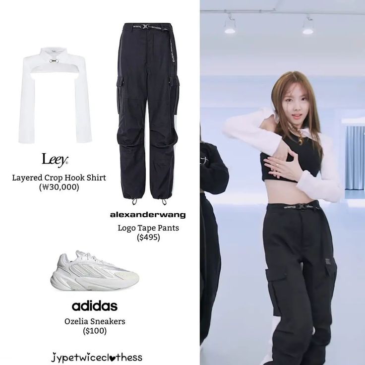 Twice Practice Outfit, Twice Dance Practice Outfits, Outfits Shoplook, Nayeon The Feels, Dance Practice Outfits, Twice Fashion, Twice Clothing, Audition Outfit, Concert Fit