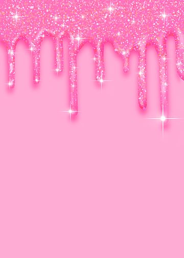 pink wallpaper with glitter drips and stars on the bottom, in front of a pink background