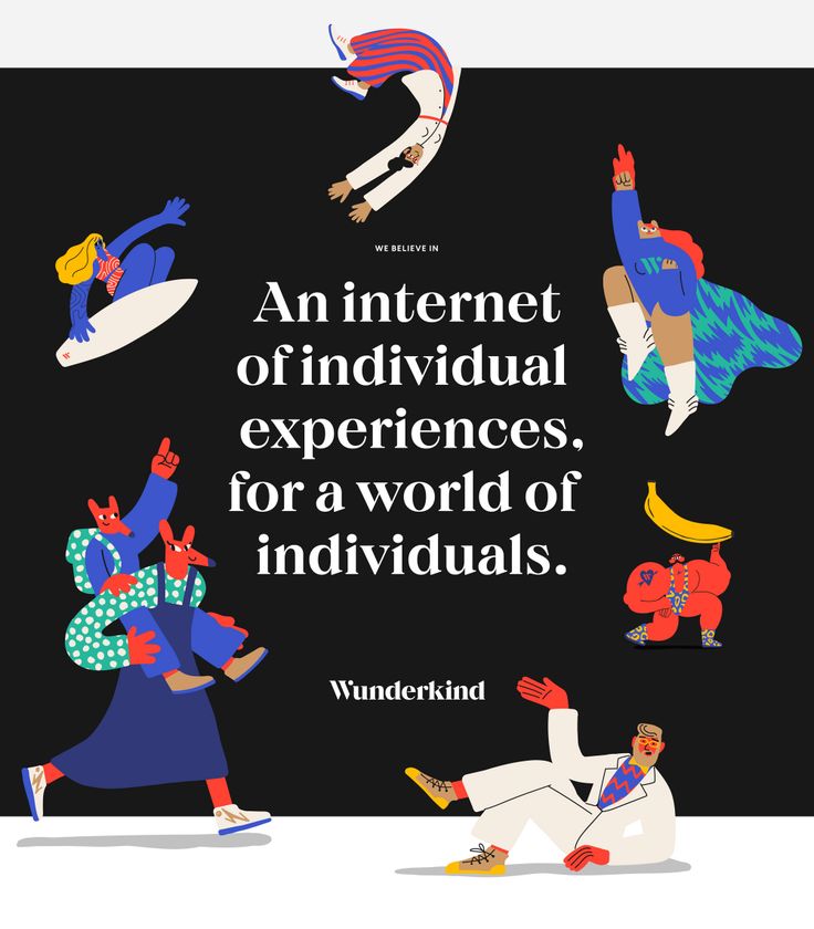 an internet individual experiences, for a world of individuals quote by wunderkind