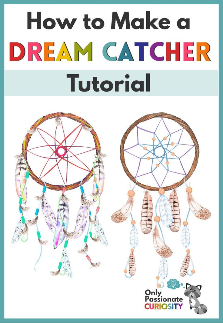 how to make a dream catcher with the text, how to make a dream catcher