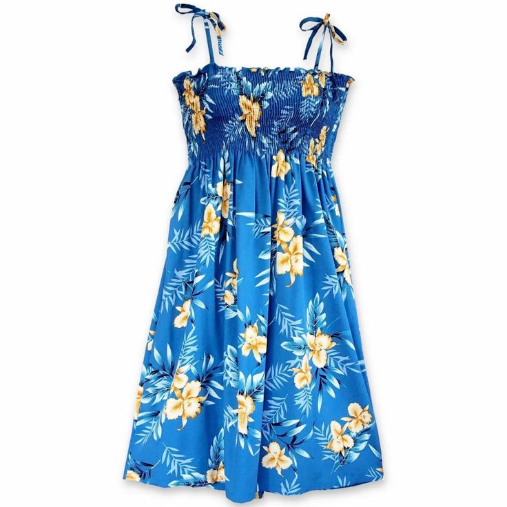 Midnight blue hawaiian moonkiss dress Blue Sundress With Tie Straps For The Beach, Blue Sundress With Spaghetti Tie Straps, Blue Summer Dress With Knotted Straps, Blue Dresses With Tie Straps For Vacation, Blue Dress With Tie Straps For Vacation, Blue Beach Dress With Knotted Straps, Blue Summer Sundress With Tie Straps, Blue Spaghetti Strap Dress For Vacation, Blue Dress With Knotted Straps For The Beach